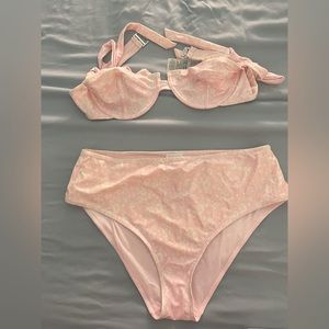 Ganni high waisted bikini